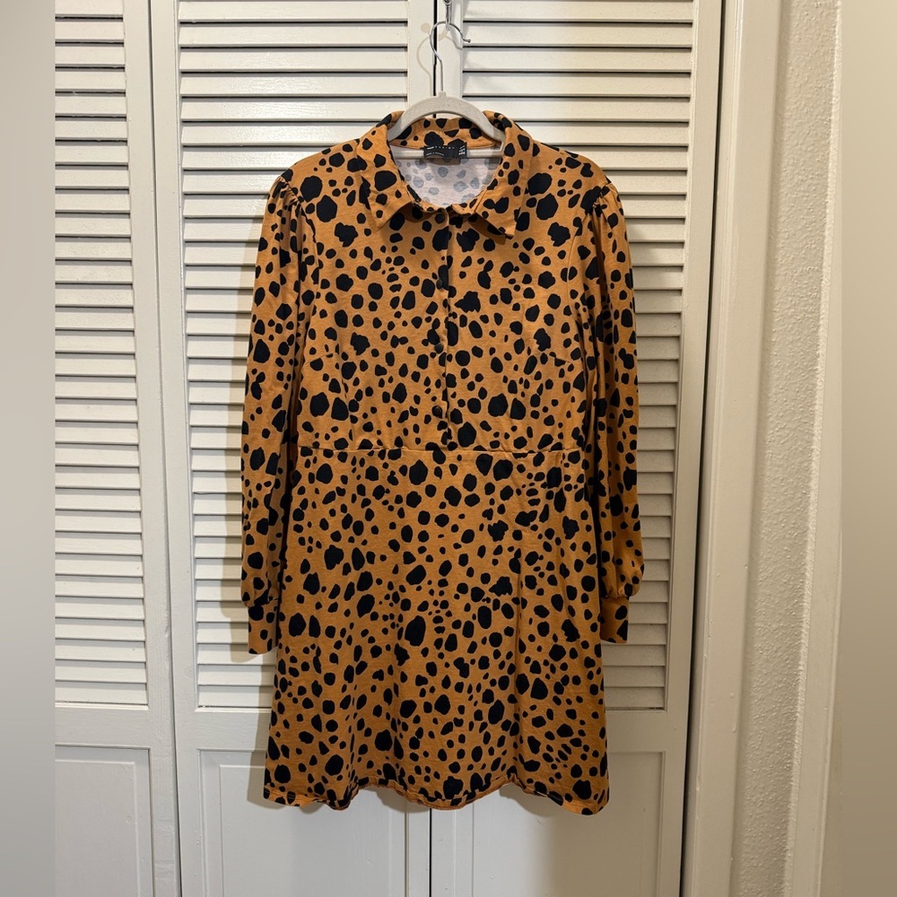 Asos Desing Women’s Animal Print Dress - Picture 2 of 6